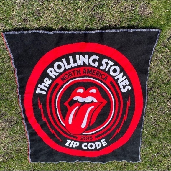 the Rolling Stones Other - The Rolling Stones Blanket Red Black Tongue
